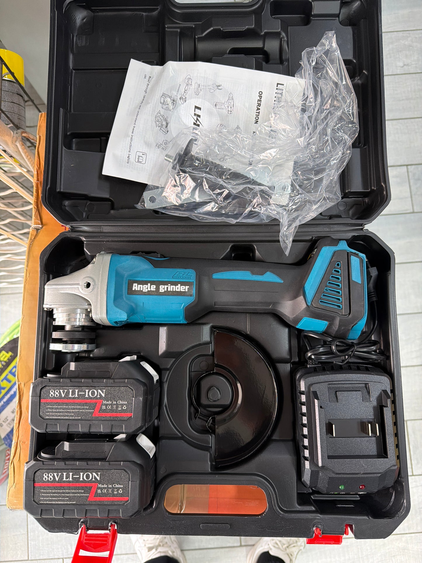 Smerigliatrice 115 2 batterie