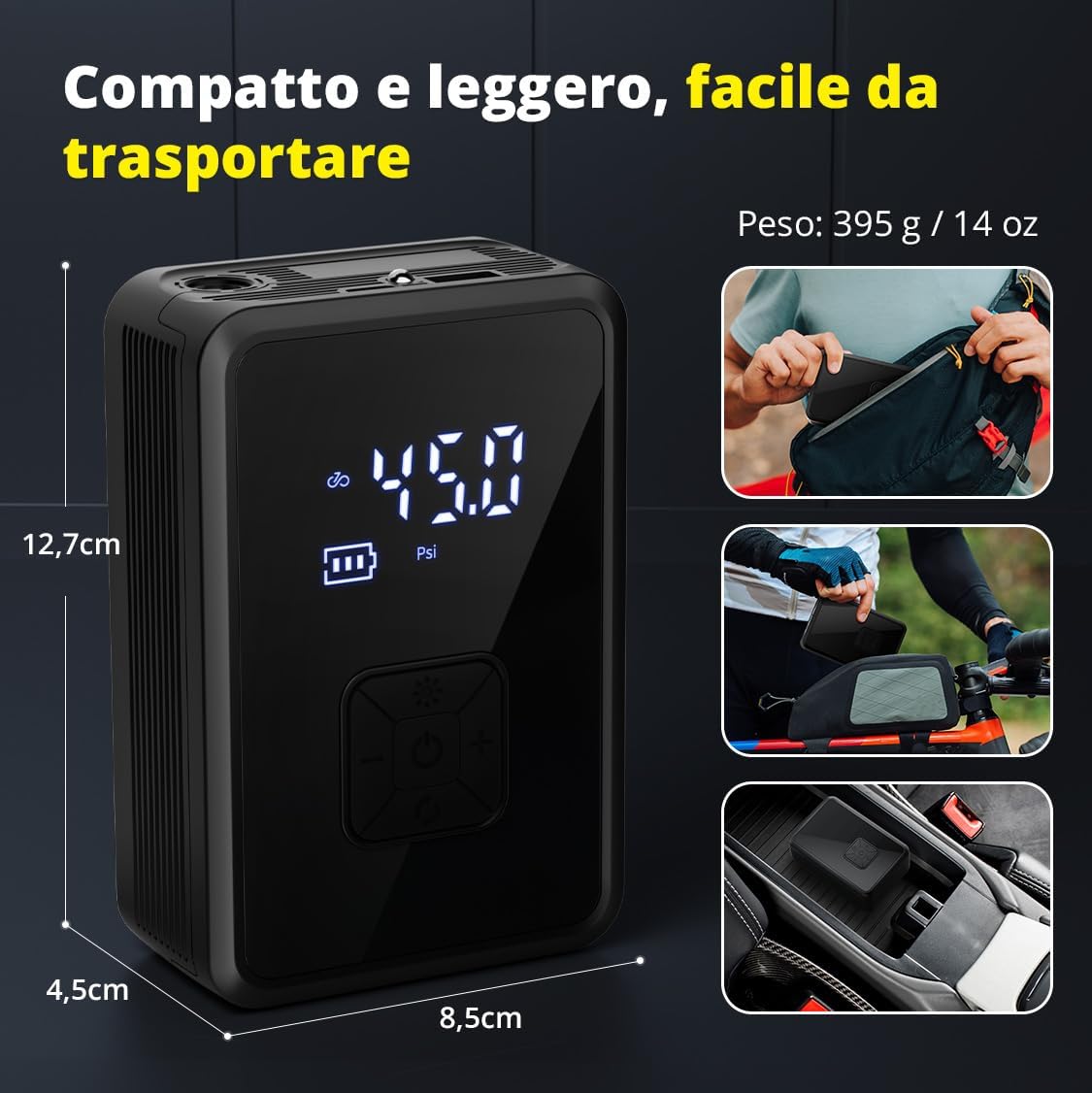 COMPRESSORE AUTO PORTATILE