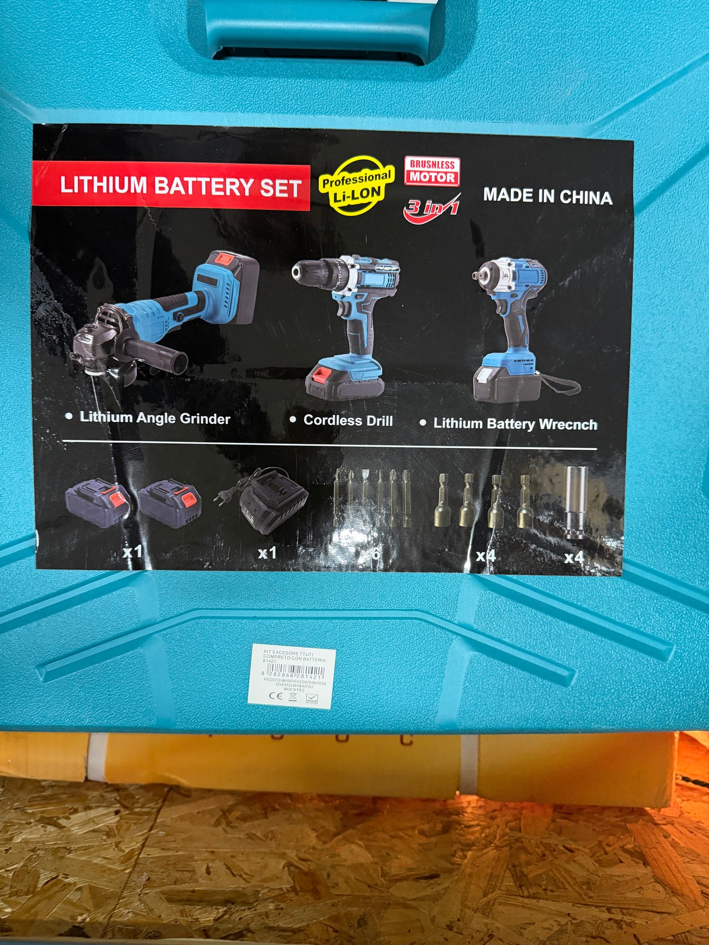 Kit 3in1 2 batterie 48v
