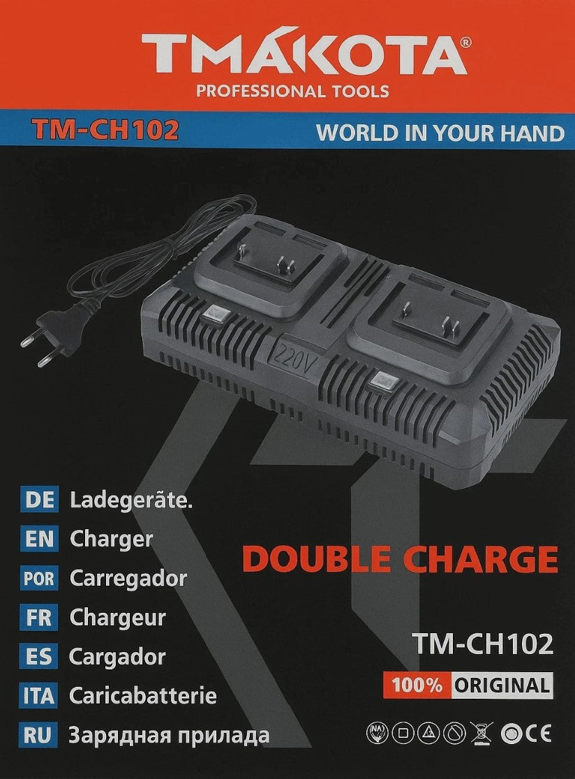 CARICATORE BATTERIA  DOPPIO MAKOTA VELOCE