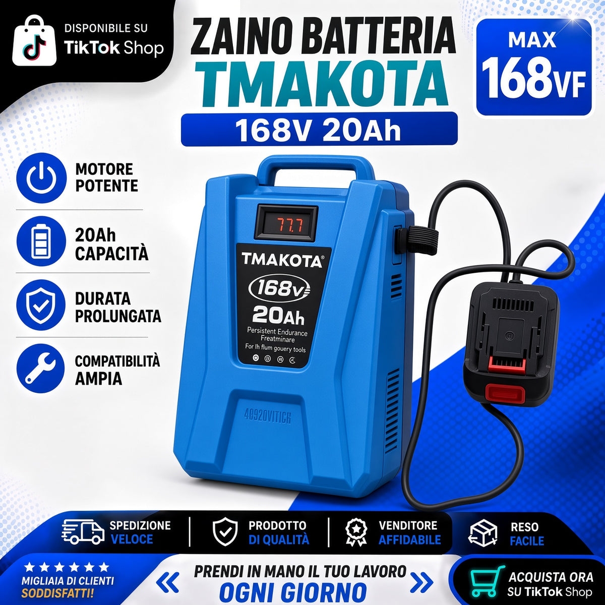 Zaino batteria MAKOTA