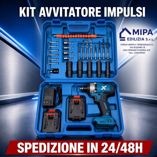 Kit Trapano impulsi 2 batterie